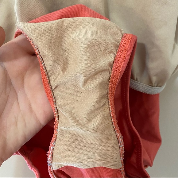 MOTIONWEAR Salmon Strappy Camisole Ballet Leotard - Picture 9 of 9